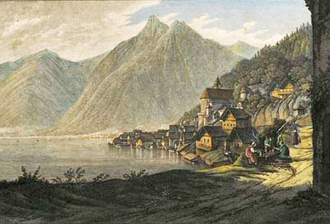 Hallstatt и Alpine lake route Austria