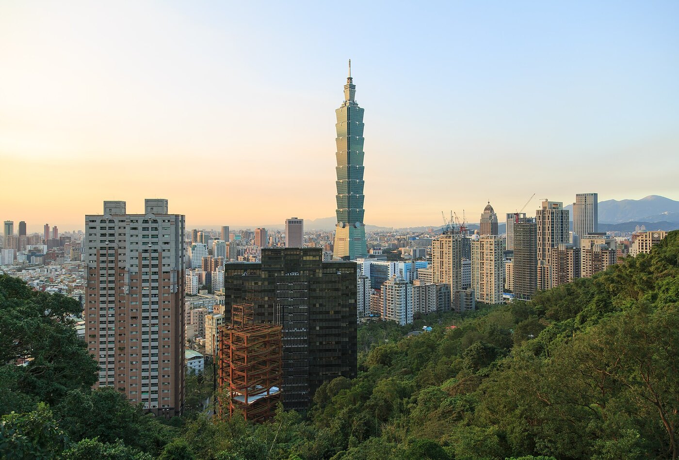 Taipei 101 как entry point Taiwan